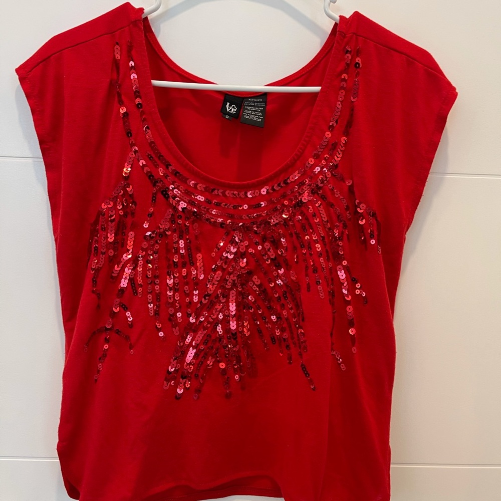 Red Crop Top